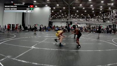 113 lbs Round 2 (4 Team) - Daniel Snyder, North Hunterdon WC vs Julian Phillips, Colonial Pride