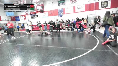 58 lbs Rr Rnd 3 - Dylan Lockwood, Heat vs Johnny Weisinger, Wyandotte Youth Wrestling