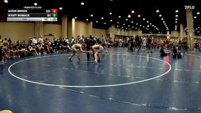 113 lbs Quarters & 3rd Wb (32 Team) - Wyatt Womack, Team Mat Clash vs Jaxon Briggs, North Shelby Regulators Red