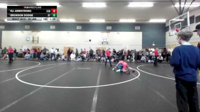 98 lbs Semis - Eli Armstrong, East Idaho Elite Wrestling Club vs Bronson Dodge, J.E.T.