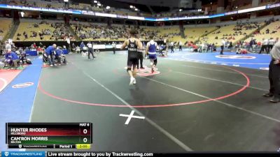 215 Class 3 lbs Champ. Round 1 - Hunter Rhodes, Hillsboro vs Cam`Ron Morris, Belton