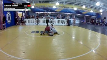 150 lbs Round 1 (8 Team) - Spencer Timm, Braves WC vs Cameron Mariner, Palm Harbor WC