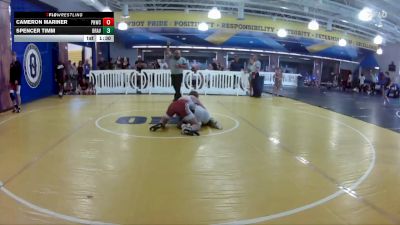 150 lbs Round 1 (8 Team) - Spencer Timm, Braves WC vs Cameron Mariner, Palm Harbor WC