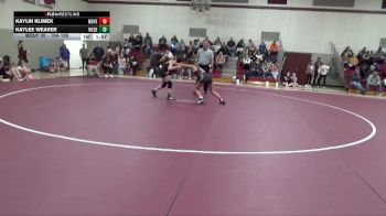 104-105 lbs 1st Place Match - Kaylin Klimek, Mount Vernon Girls vs Kaylee Weaver, West Delaware Girls