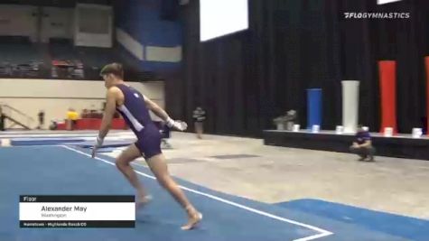 Alexander May - Floor, Washington - 2021 Men's Collegiate GymACT Championships