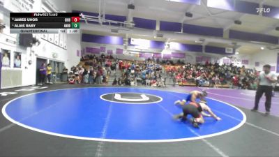 Boys 152 lbs Quarterfinal - Alias Raby, Anderson Boys vs James Uhor, Chico Boys