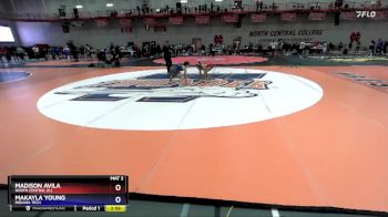 101 lbs Semifinal - Madison Avila, North Central (IL) vs Makayla Young, Indiana Tech