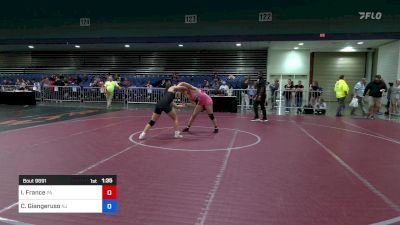 132 lbs 3rd Place - Isis France, PA vs Carina Giangeruso, NJ