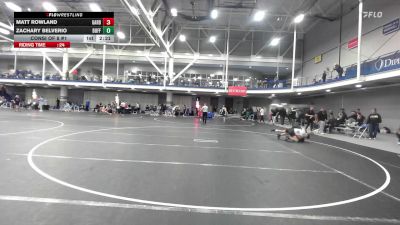 125 lbs Consi Of 8 #1 - Matt Rowland, Gardner-Webb vs Zachary Belverio, Buffalo