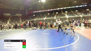 49 lbs Rr Rnd 2 - Ryden Garcia, Heights Wrestling Club MT vs Zipp Martinez, Bear Cave WC