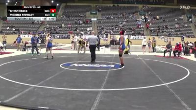 235 lbs Quarterfinal - Virginia Stewart, Caldwell County vs ERYAH REESE, Madison Central