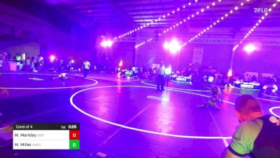 49 lbs Consi Of 4 - Morgan Merkley, Uintah Wrestling vs McKay Miller, Shootbox