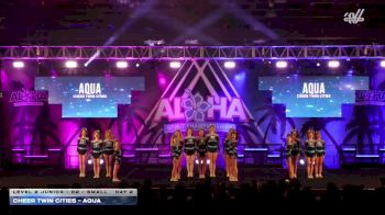 Cheer Twin Cities - Aqua [2026 L2 Junior - D2 - Small Day 2] 2026 Aloha Grand Nationals