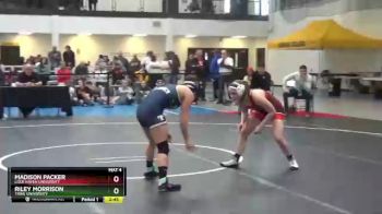 109 lbs Cons. Round 2 - Madison Packer, Lock Haven University vs Riley Morrison, Trine University