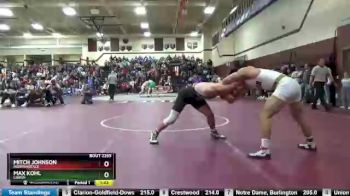 182 lbs Cons. Round 3 - Mitch Johnson, Independence vs Max Kohl, Lisbon