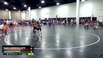120 lbs Round 1 (8 Team) - Elijah Lunderman-Hattaway, Camden Outsiders The Greasers vs Stephen Patterson, Ohio Titan Gold