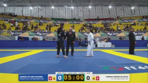 SABRINA MORAES DE SOUZA vs GABRIELA DE LIMA OLEGARIO 2026 FPJJ Circuito Paulista GI Etapa 3