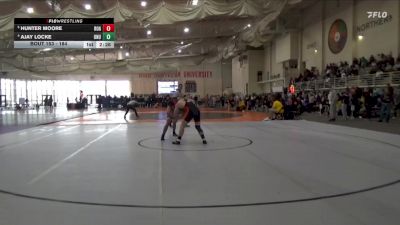 184 lbs Quarterfinal - Hunter Moore, Roanoke College vs Ajay Locke, Ohio Northern