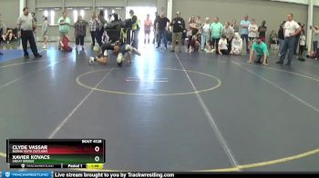 100 lbs Quarterfinal - Clyde Vassar, Buena Vista Outlaws vs Xavier Kovacs, Great Bridge