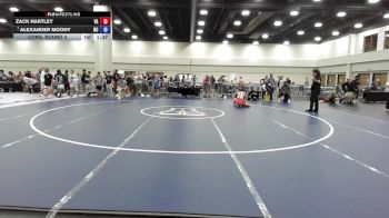 120 lbs Cons. Round 4 - Zack Hartley, VA vs Alexander Moody, NC