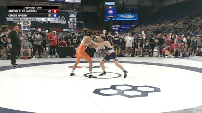 120 lbs Champ. Rd Of 128 - Adrian E. Villarreal, Oklahoma vs Chase Hager, Utah