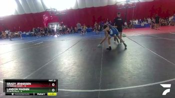 120 lbs Round 3 (4 Team) - Grady Jennissen, Cambridge-Isanti vs Landon Magnin, Oconto Falls