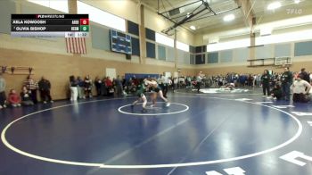120lbs Champ. Round 4 - Olivia Bishop, Redmond (Girls) vs Xela Kowoosh, Aberdeen (Girls)