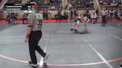 135_B lbs Consolation - Colton Schwoyer, Owen J Roberts vs Lucas Zuercher, Nazareth