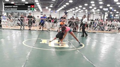 100 lbs Rr Rnd 1 - Dorothy Velez, Grindstone Wrestling Club - HSG vs Kylah Bragan, MetroWest United Teal - HSG