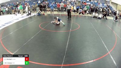 8U Boys - 56 lbs Cons. Round 4 - Zeke McNeil, Carmel USA Wrestling Club vs Myles Cross, Contenders Wrestling Academy