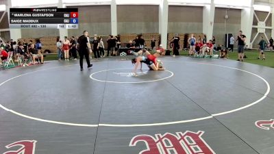 130 lbs Semis - Marlena Gustafson, California vs Saige Maddux, California