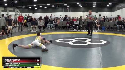 95 lbs Round 1 (6 Team) - Reese Babcock, California Black vs Kaleb Pollock, Killer Elite