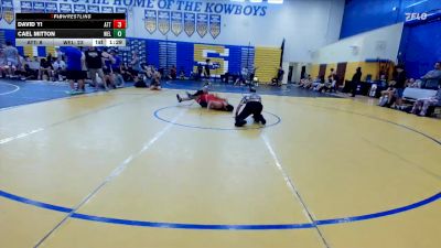 165 lbs Champ Round 1 (16 Team) - Cael Mitton, Wellington vs David Yi, Attack WC