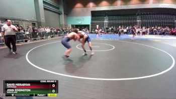 190 lbs Cons. Round 5 - John Edgington, Wheatland vs David Merabyan, Coronado