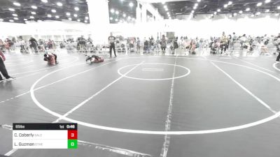65 lbs Consolation - Cameron Coberly, Salem Elite Mat Club vs Liam Guzman, Other Team
