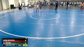 75 lbs Finals (8 Team) - Eli Nielsen, LSH (LeSueur/Henderson) vs Jaxon Romsdahl, St. James