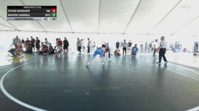 126 lbs Quarterfinal - Mavrik Harrell, World Team Training Center vs Ethan Burbano, Pounders Wrestling Club