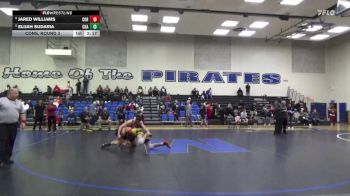165 lbs Cons. Round 3 - Elijah Sudaria, Chabot College vs Jared Williams, College Of Redwoods