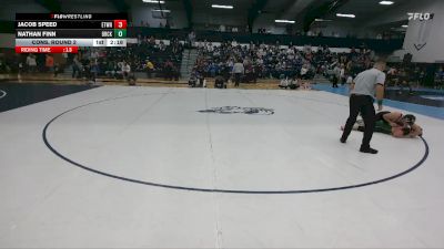 174 lbs Cons. Round 2 - Nathan Finn, Brockport vs Jacob Speed, Elizabethtown