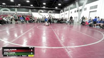 105 lbs Round 2 (8 Team) - Emma Mantei, Dundee Wrestling vs Ayden Hudson, Killer Elite