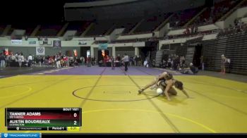 145 Varsity 11th Place Match - Austin Boudreaux, Covington vs Tanner Adams, Wetumpka