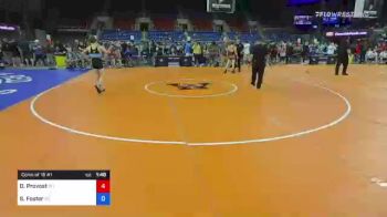 120 lbs Consi Of 16 #1 - Darron Provost, Wyoming vs Silas Foster, South Dakota