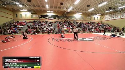 67 lbs Quarterfinal - Felix Espana, Mat Demon Wrestling Club vs Axel Carpio, Federal Way Spartans Wrestling