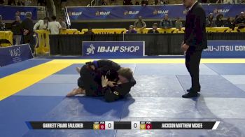 Jackson Matthew McKee vs Garrett Frank Faulkner 2026 Pan Jiu Jitsu IBJJF Championship