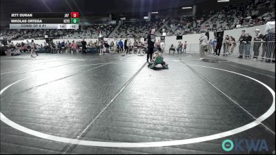 73 lbs Consi Of 8 #1 - Jett Duran, Jay Wrestling Club vs Nikolas Ortega, Keystone Kids Wrestling Club