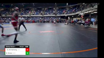 120 lbs Champ. Round 1 - Dashwn Armstrong, Jacksonville vs Noah Snow, Oswego East