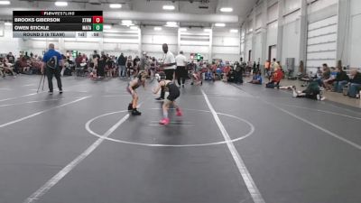 52 lbs Round 2 (6 Team) - Owen Stickle, Mat Assassins vs Brooks Giberson, Xtreme Team