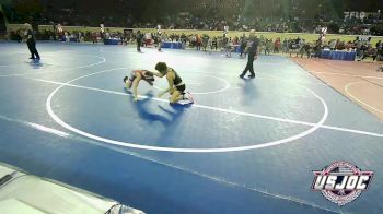 92 lbs Consi Of 16 #2 - Tripp Bishop, Redskins Wrestling Club vs Bobby Lima, Broken Arrow Wrestling Club