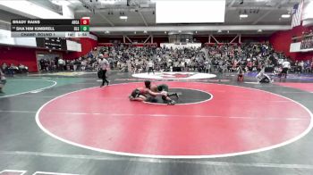 175 lbs Champ. Round 1 - Brady Rains, Arcata vs Sha`him Kimbrell, Dela Salle