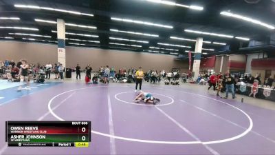 82 lbs Cons. Semi - Asher Johnson, 3F Wrestling vs Owen Reeve, Warrior Wrestling Club